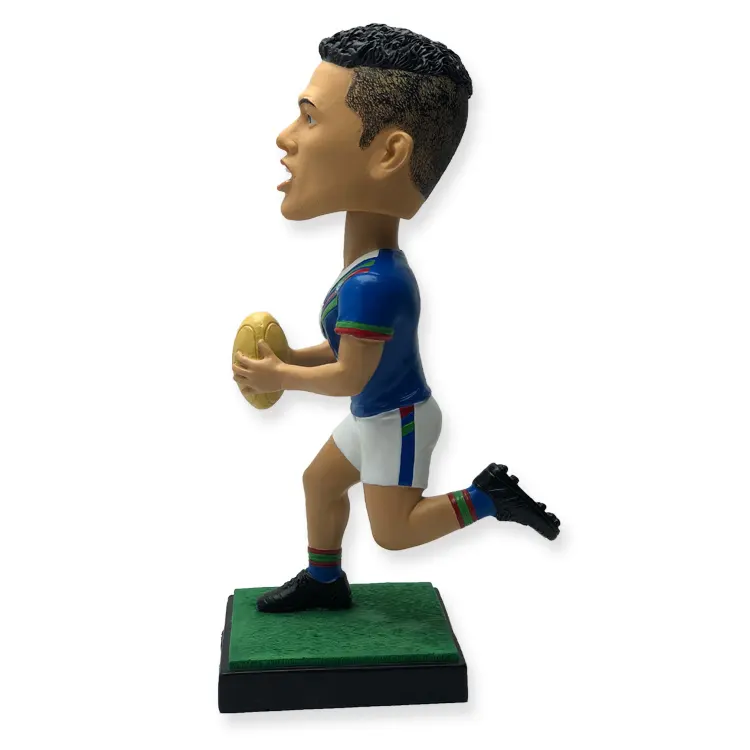 Custom Bobble Head Poppen Sportspeler Voetbal Hars Custom Bobblehead