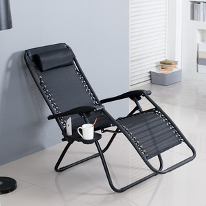 Venta al por mayor al aire libre de acero ajustable ligero plegable portátil para dormir playa <span class=keywords><strong>Zaro</strong></span> gravedad ocio reclinable Silla de bronceado - Product Image 2