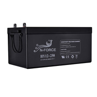 Meilleur 12 v volt 250 ah profonde pile batterie onduleur 12 v pour UPS/Telelcom système