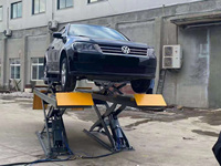Cric hydraulique pour voiture, élévateur à ciseaux LS-4000, machine d'alignement 3D avec élévateur à ciseaux