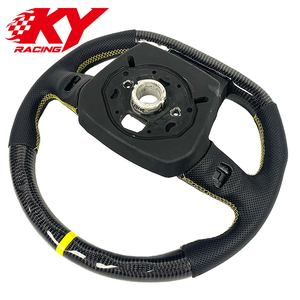 Volant de course sportif en cuir et fibre de carbone personnalisé pour Lamborghini Urus Gallado Aventador Huracán LP550 LP560 - Product Image 3