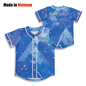 Jersey bisbol modis motif sublimasi seragam bisbol klasik - Product Image 1