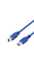 Cable de impresora Bochara USB 3,0 tipo a macho a tipo B macho 30cm a 5m lámina + blindaje trenzado empaquetado en caja