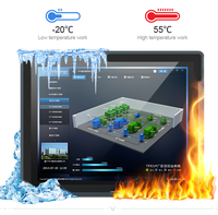 PC Todo en Uno Robusto con Pantalla Táctil IP65 de 13.3, 15.6 y 21.5 Pulgadas, PC Industrial Integrado sin Ventilador