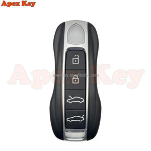 Fundas de Repuesto para Llaves de Alta Calidad en Color Negro para Porsche con Adhesivos para Crear Marcos de Fotos Artísticos - Product Image 6