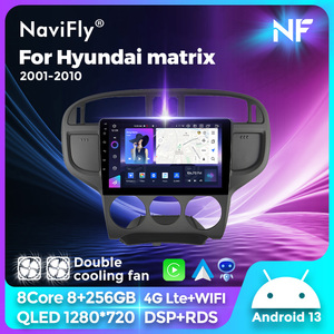 NaviFly NF Schermo QLED Android 13 8 Core Navigatore per Auto per <span class=keywords><strong>Hyundai</strong></span> <span class=keywords><strong>Matrix</strong></span> 2001-2010 con Car Play e Android Auto - Product Image 2