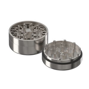 VA Soft Touch Wholesale UV White Round Metal Herbal Smoking 3 Couches Céramique Ultra Tobacco Herb Grinder - Product Image 6