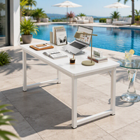 YOUTAI Article Populaire Bureau Moderne Simple en Bois Blanc avec Armoire et Chaise pour Appartement et Mobilier de Bureau