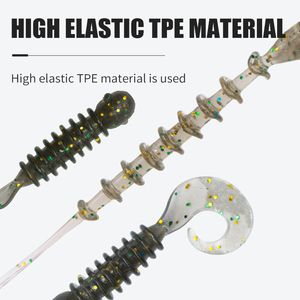 TGD Best 20 pièces/sac Leurre souple de pêche 35mm <span class=keywords><strong>pour</strong></span> achigan, truite, brochet, <span class=keywords><strong>leurres</strong></span> <span class=keywords><strong>souples</strong></span> en silicone, appât artificiel en plastique - Product Image 3