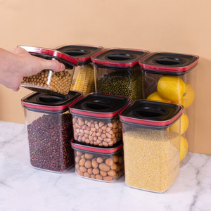 Thực Phẩm Kín Jar Nhà Bếp Trong Suốt Thực Phẩm Lưu Trữ <span class=keywords><strong>Container</strong></span> Tươi Giữ Hộp Lưu Trữ - Product Image 2