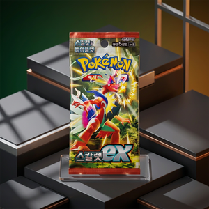 กล่องการ์ด Scarlet ex Booster Box ของแท้จากเกาหลี สีม่วงแดง ซีลปิดสนิท เกมการ์ด TCG ของขวัญสำหรับเด็ก วันเกิด นักสะสม อนิเมะ ขายส่ง - Product Image 2