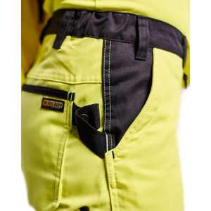 BLAKLADER - 715518113399C36 Pantalón Hi-Vis Mujer sin bolsillos para uñas Amarillo/Negro-EAN 7330509502181 ROPA DE TRABAJO DE LA 2017 - Product Image 4