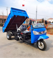 Tricycle de transport de marchandises à trois roues diesel, tricycle motorisé diesel robuste, pour travaux agricoles et de construction