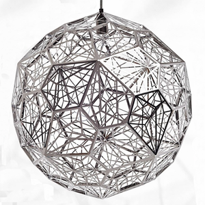 Lampada a Sospensione in Acciaio Inox, Lampadari Decorativi in Stile Cinese <span class=keywords><strong>per</strong></span> Ristoranti - Product Image 3