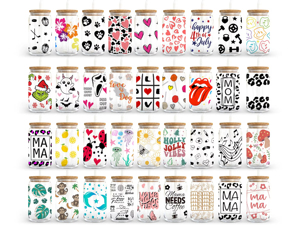 Autocollants pour tasses en plastisol, imprimés par transfert UV DTF, imperméables et lavables, avec motifs de dessins animés, fabriqués en usine d'origine. - Product Image 5