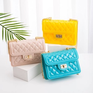 Bolso de Hombro Personalizado de Moda con Cadena, Bolso Bandolera de Gelatina, Mini Bolso de Viaje para Niñas para Lápiz Labial Tanjing - Product Image 3