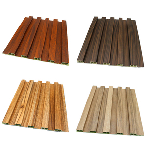 Modellen, hoogwaardige, moderne, waterdichte wandpanelen van holle bamboe en houtvezel WPC voor woonkamer binnendecoratie - Product Image 5