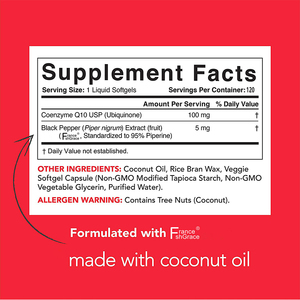 <span class=keywords><strong>CoQ10</strong></span> 100mg Softgels Apoia a Saúde do Coração e Promove a Saúde Cardiovascular Extratos Vegetais <span class=keywords><strong>COq10</strong></span> Orgânicos 120 Softgels - Product Image 3