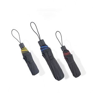 ร่มพับ 3 ตอน แบบเปิด-ปิดอัตโนมัติ พิมพ์โลโก้ JX ตามสั่ง ผ้ากันรังสียูวี ดีไซน์เนอร์ สำหรับเดินทาง โปรโมชั่น สองชั้น กันน้ำ - Product Image 6