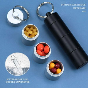 Organizador de Pastillas Metálico de Lujo, Marca Smart Travel, Mini, para 30 o 7 Días, Programación <span class=keywords><strong>AM</strong></span>/<span class=keywords><strong>PM</strong></span>, Diseño Seguro para Alimentos, Personalizable, con Alarma - Product Image 2