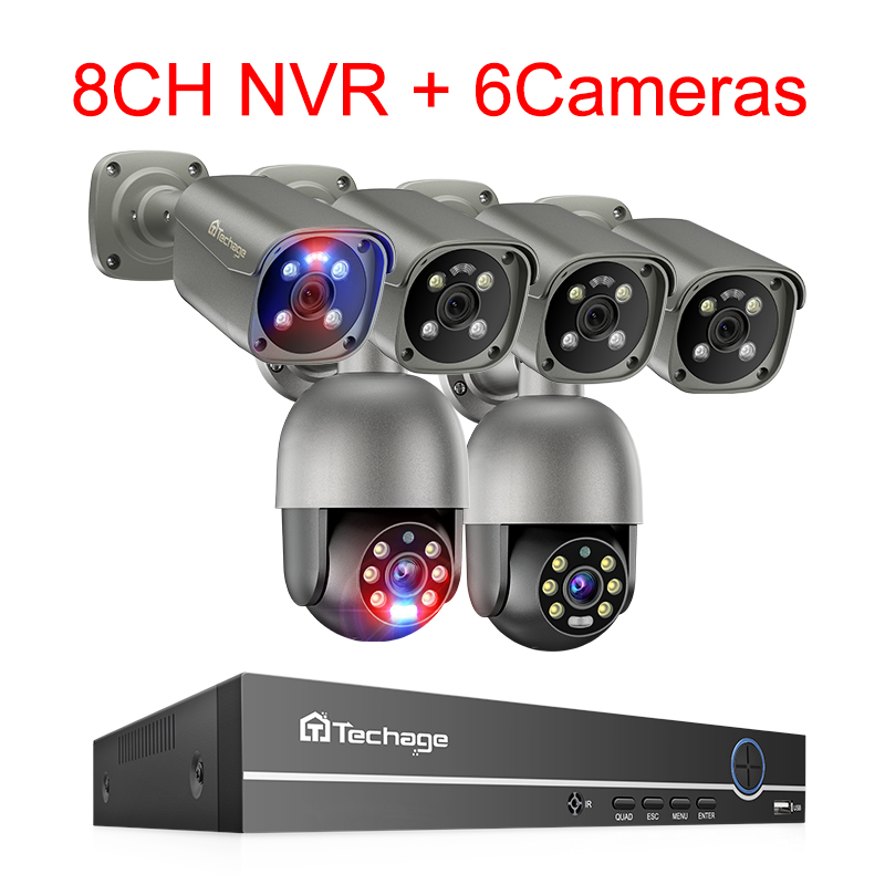 Système de caméras 8CH 8MP 6PCS - A