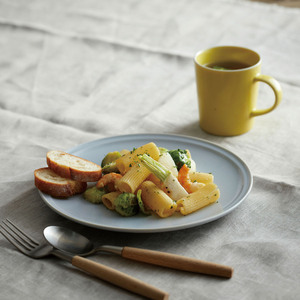 Ciel estilo simple color sólido gris amarillo plato blanco tazón taza juegos de vajilla de cerámica de lujo para el hogar - Product Image 5