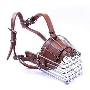 Fournitures pour animaux De compagnie respirant chien muselé bouche cale-pieds chien couverture de bouche durable prévenir les morsures chien museau - Product Image 5