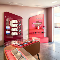 Solution clé en main pour la conception de magasins de téléphonie mobile écologiques et modernes |   Comptoirs d'affichage LED modulaires personnalisables pour la vente au détail