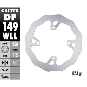 Disque de frein arrière Galfer Wave pour Kawasaki KXF 250 20 Disques de frein à couverture complète - Product Image 1