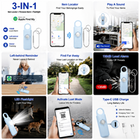 Allarme Personale Portatile per Autodifesa con Localizzatore, Sirena di Sicurezza 130dB, Portachiavi LED e Antifurto per Telefono