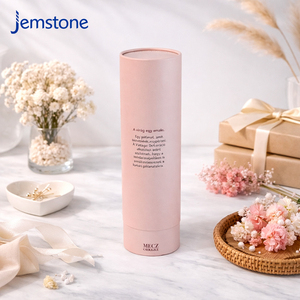 Caja Cilíndrica de Cartón Rígido Personalizada y Ecológica para Flores Preservadas, con Inserto de Espuma, Caja de Tubo de Papel Kraft de Lujo - Product Image 2