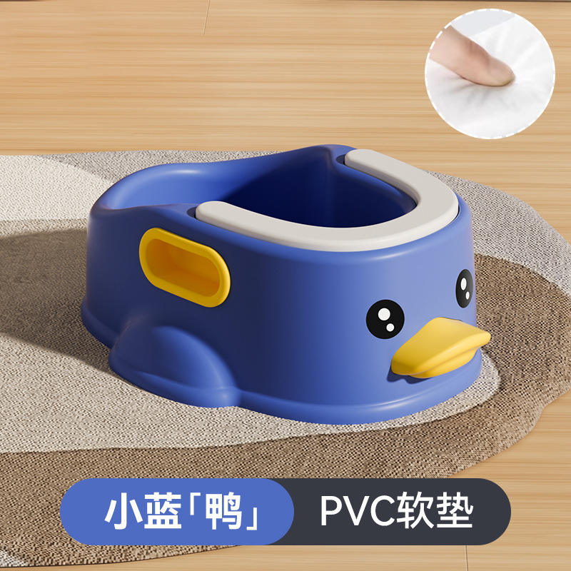 เบาะรองนั่ง PVC สีฟ้า