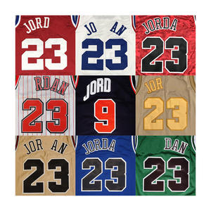 Más Vendido # Camisetas de Baloncesto de Chicago 23, Cosidas, para Hombre, Selección Nacional de EE. UU. # 9 Nuevas Camisetas de Baloncesto - Product Image 1