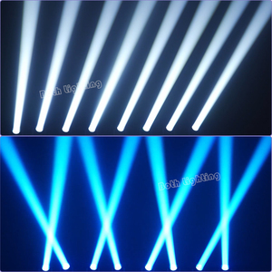 Faro a Testa Mobile Beam Both <span class=keywords><strong>Lighting</strong></span> da 200W con Effetti Arcobaleno <span class=keywords><strong>PLUS</strong></span> e Luci da Palco DMX512 per Teatro, DJ Set, Feste - Product Image 5
