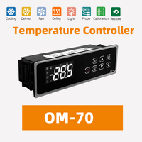 Thermostat de contrôle de température OEM/ODM OM-70 pour réfrigérateur et armoire à rideau d'air, plage de -50 à 99 °C, 110/220 V CA