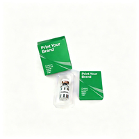 Flacon pharmaceutique vide personnalisable, boîte d'emballage rigide en papier de 3 ml avec plateau en plastique, gaufrage et doublure en éponge