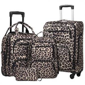 Maleta de Viaje de Nylon Ligera e Impermeable de Lujo al por Mayor, con Ruedas, para Llevar en el Avión y Debajo del Asiento, con Mochila y Juego de Bolsas de Equipaje - Product Image 1