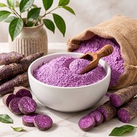 Poudre d'igname violette en vrac, extrait naturel d'Ube, emballage personnalisé en bouteille ou en boîte, marque privée