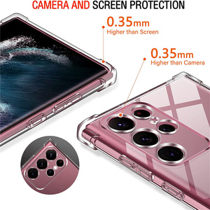 <span class=keywords><strong>Coque</strong></span> de téléphone <span class=keywords><strong>transparente</strong></span> de luxe pour <span class=keywords><strong>Samsung</strong></span> S23 Ultra, étui antichoc pour <span class=keywords><strong>Samsung</strong></span> S23 Ultra S22 Plus <span class=keywords><strong>A52</strong></span> A72 A73 A33 A13 A32, couverture arrière - Product Image 3