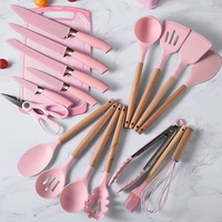 Lot de 19 ustensiles de cuisine en silicone avec couteau – Accessoires et gadgets de cuisine en gros