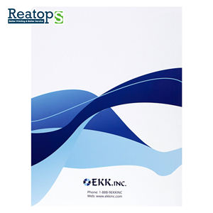 Carpeta de presentación de papel A4 A5 personalizada, impresión barata para archivos y <span class=keywords><strong>tarjetas</strong></span> de negocios - Product Image 4