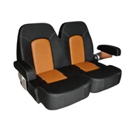 Banc de siège de bateau deux places de luxe de qualité marine Sièges de bateau Banquette pliable