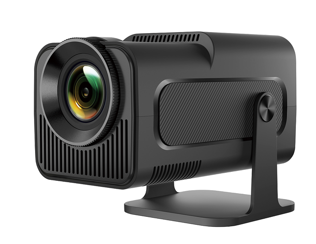 Newest Laser Mini 4k Projectors Hy320 300lumens WIFI6 Android Smart 4K Portable Projector Video Update by HY300