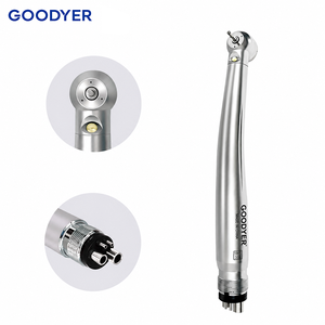 Pièce à main dentaire haute vitesse GOODYER 4/2 trous, turbine à air Pana Max, LED auto-éclairante, bouton-poussoir - Product Image 6