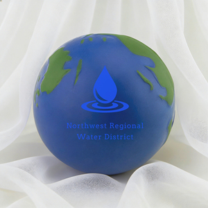 Pelota Antiestrés de PU con Forma de Tierra, Pelota de Espuma Antiestrés, Personalizable con Logotipo Impreso, Regalo Promocional Empresarial - Product Image 2