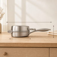 Poêle à œufs et riz pliable double face pour cuisson transfrontalière ; Poêle à frire multifonction antiadhésive en aluminium pour petit-déjeuner en extérieur