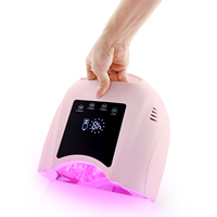 Nouvelle arrivée 2026, lampe à ongles LED sans fil Pro Cure 98W, séchage rapide portable, lumière UV LED, sécheuse de salon pour manucure, pour usage domestique