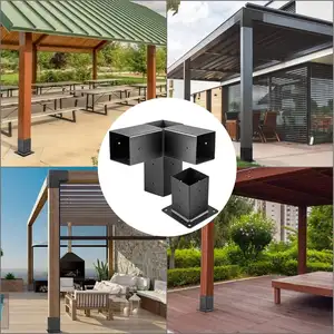 2 Ways 3 Ways Pergola Brackets Size 4*4 6*6