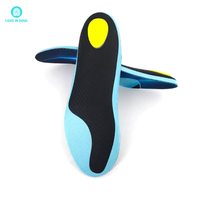 Semelles orthopédiques de sport LOVE in SOUL avec plaque en nylon et mousse PU souple pour soulager la douleur au pied et la marche quotidienne ou les chaussures de basket-ball