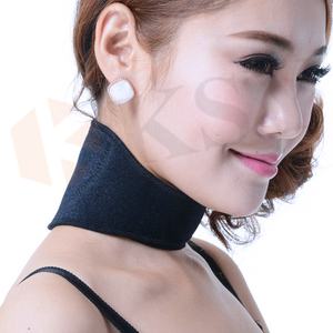 Bantalan Leher Termal Penghangat Diri Yang Mudah Dipakai Sendiri Dukungan Penjepit Leher Turmalin Magnetik - Product Image 4